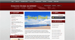 Desktop Screenshot of burkeacademy.org